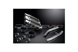 Muffler exhaust kit for Yamaha Fjr1300 2001-2005 200mm Round Carbon