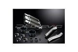 Kit scarico terminale per Yamaha Fj1100 Fj1200 1984-1987 200mm Tondo Carbonio