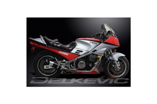 Kit scarico terminale per Yamaha Fj1100 Fj1200 1984-1987 200mm Tondo Carbonio