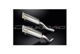 Muffler exhaust kit for Kawasaki Z1000 2003-2006 200mm Round Stainless Steel