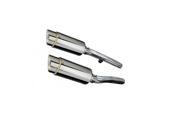 Auspuff-Set für Triumph Trident 750 900 1991–93, 200 mm rund, Edelstahl