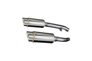 Exhaust kit for Yamaha Fjr1300 2001-2005 200mm Round Stainless Steel