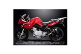 Kit scarico terminale per Bmw F800S 2006-2011 Kit tanica tonda in carbonio da 200 mm