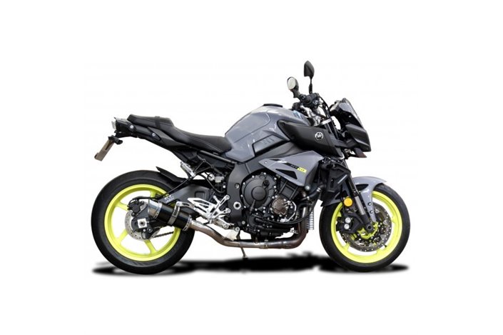 Schalldämpfer-Kit für Yamaha Mt-10 Mt10 2016–2021, 200 mm rundes Carbon-Can-Kit