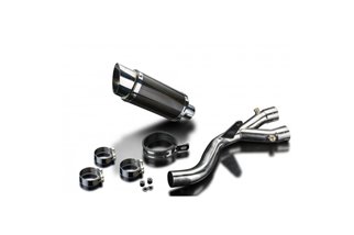 Silencer Exhaust Kit for Yamaha Mt-10 Mt10 2016-2021 200Mm Round Carbon Can Kit