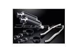 Kit d'échappement silencieux pour Kawasaki Zzr1400 Ninja 2008-2011 225mm Ovale Carbone