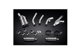 Exhaust kit for Kawasaki Zx10R 2006-2007 De-Cat 200mm Round Stainless Steel