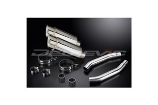 Exhaust kit for Suzuki Gsxr1100 KLMN 1989-93 200mm Round Stainless Steel