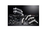 Schalldämpfer-Auspuff-Set für Kawasaki Zx10R Ninja 2006–2007, 225 mm oval, Carbon