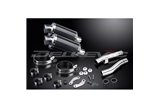 Kit d'échappement silencieux pour Kawasaki Zr1100B Zephyr 1996-97 225mm Ovale Carbone