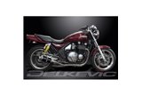 Kit d'échappement silencieux pour Kawasaki Zr1100B Zephyr 1996-97 225mm Ovale Carbone