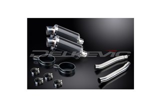 Kit scarico terminale per Yamaha Tdm900 2002-2013 225mm Ovale Carbonio