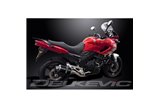 Kit d'échappement pour Yamaha Tdm900 2002-2013 225mm Ovale Carbone