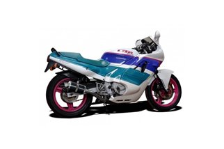 Auspuffterminal Oval Schalldämpfer 225mm Kohlenstoffhonda CBR 600 F 1987-1990