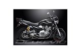 Kit scarico terminale per Yamaha Xjr1300 2004-2006 225mm Ovale Carbonio