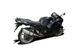 Auspuffschalldämpfer-Kit 343 mm Xoval Titan Bsau Kawasaki Z1000 SX 2010 2020