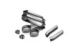 Kit d'échappement borne de silencieux 343mm xoval titane. triomphe trident sprint 900 1994 1997