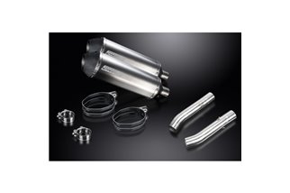 Endschalldämpfer-Kit für Aprilia Rsv1000 R Factory 04-10 343 mm X-Ovale Titanium Bsau