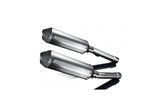 Exhaust kit for Honda Cb1100Sf X-11 99-02 343mm XOvale Titanium Bsau