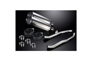 Auspuff-Set für Kawasaki Zzr1400 Ninja 2008–2011, 343 mm, X-Oval, Titan-Bsau-Schalldämpfer-Auspuff-Set