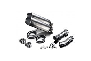 Silencieux Kit pour Kawasaki Z1000Sx Abs 2010-2019 343Mm XOvale Titanium Bsau