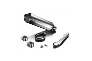 Exhaust kit silencer terminal 343mm xoval titanium. triumph trophy 1200 1991 1993