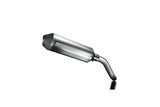 Exhaust kit silencer terminal 343mm xoval titanium. triumph trident 900 1994 1998