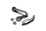 Exhaust kit silencer terminal 343mm xoval titanium. triumph trident 900 1994 1998