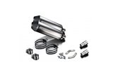 Exhaust kit silencer terminal 343mm xoval titanium. triumph speed triple 1050 2011 2014