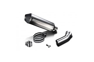 Kit silencieux d'échappement 343mm x-ovale titane bsau ducati monster 696 2008 2014