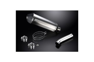 Exhaust silencer kit 343mm xoval titanium bsau ducati monster 620 2001 2006