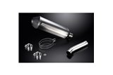 Exhaust silencer kit 343mm xoval titanium bsau ducati monster 620 2001 2006