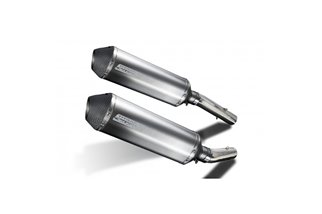 Muffler exhaust kit for Aprilia Tuono1000R Factory 06-10 343mm X-Ovale Titanium Bsau