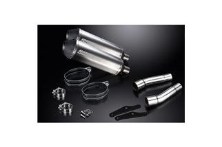 Endschalldämpfer-Kit für Ducati Monster 620-695-800 02-08 343 mm XOvale Titanium Bsau