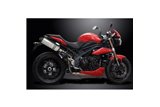 Kit scarico terminale per Triumph Speed Triple 1050 11-14 343mm XOvale Titanio