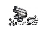 Kit scarico terminale per Kawasaki Z1000Sx 2010-19 Tourer 343Mm Xoval Titanium Bsau