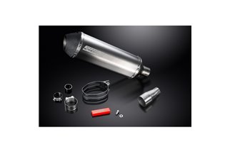 Kit Silencieux pour Derbi Senda Terra Adventure 125 08-17 Pot d'échappement X-Ovale Titane 343Mm