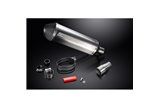 Kit Silencieux pour Derbi Senda Terra Adventure 125 08-17 Pot d'échappement X-Ovale Titane 343Mm