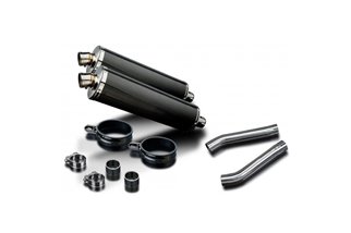 Exhaust silencer kit 450mm oval carbon bsau yamaha xj900s diversion 1994 2003