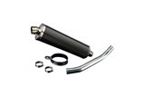 Kit scarico terminale silenziatore 450mm oval carbon bsau yamaha xj600 diversion 1992 2004