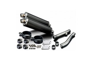 Auspuffendschalldämpfer-Kit 450 mm ovales Carbon Bsau Kawasaki ZZR1400 2012 2020