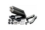 Auspuffendschalldämpfer-Kit 450 mm ovales Carbon Bsau Kawasaki ZZR1400 2012 2020