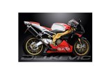 Kit d'échappement terminal pour Aprilia Rsv1000 R Factory 04-10 450mm Oval Carbone Bsau