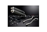 Kit d'échappement pour Yamaha Xt660X Xt660R 2004-2016 450mm Ovale Carbone Bsau