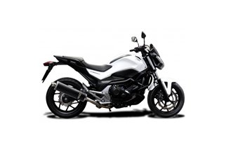 Auspuffendrohr-Schalldämpfer-Kit 450 mm oval Carbon Bsau Triumph Speed Triple 1050 2011 2014