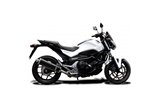 Auspuffendrohr-Schalldämpfer-Kit 450 mm oval Carbon Bsau Triumph Speed Triple 1050 2011 2014