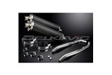 Auspuff-Kit für Honda Xl1000 V Varadero 1999-14 450mm Oval Carbon Bsau