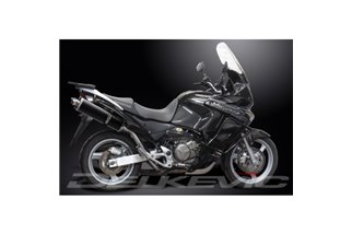 Auspuff-Kit für Honda Xl1000 V Varadero 1999-14 450mm Oval Carbon Bsau