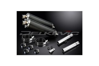 Terminal exhaust kit for Honda Cb450 K3-K7 1970-1974 450mm Carbon Bsau