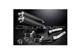 Endschalldämpfer-Kit für Ducati Monster 620-695-800 02-08 450mm Oval Carbon Bsau